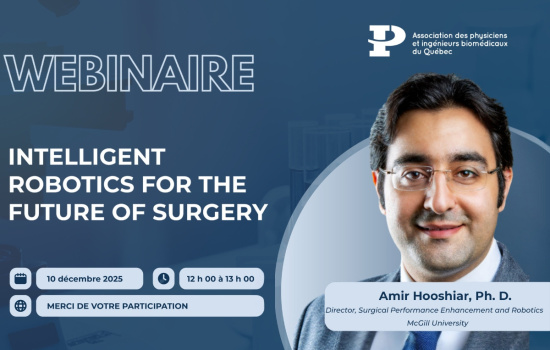 Webinaire | Robotique intelligente pour l’avenir de la chirurgie : un regard sur les innovations du secteur