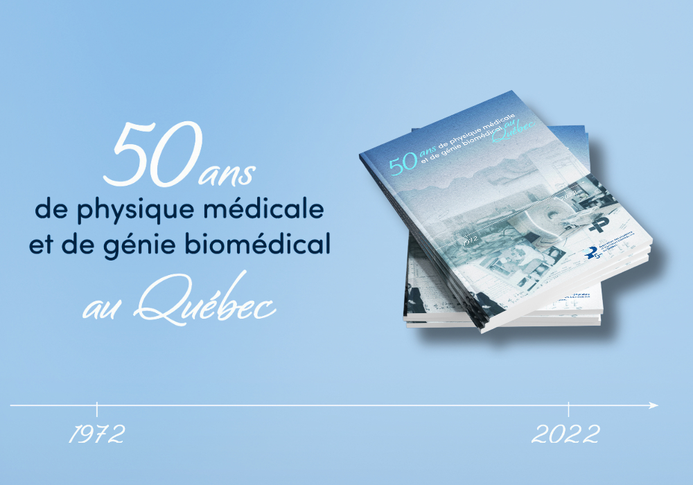Lancement du livre 50 ans de physique m&eacute;dicale et de g&eacute;nie biom&eacute;dical au Qu&eacute;bec